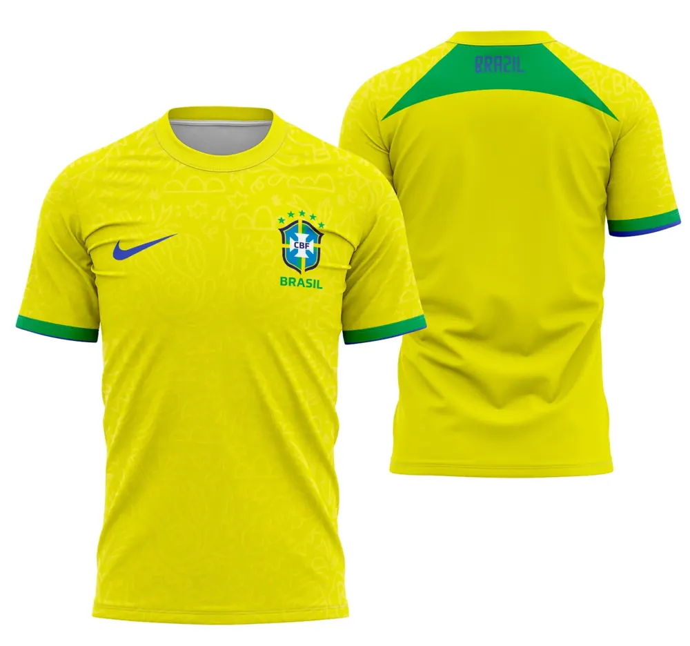 Arte Camisa Brasil Concept 2023 - Modelo 1