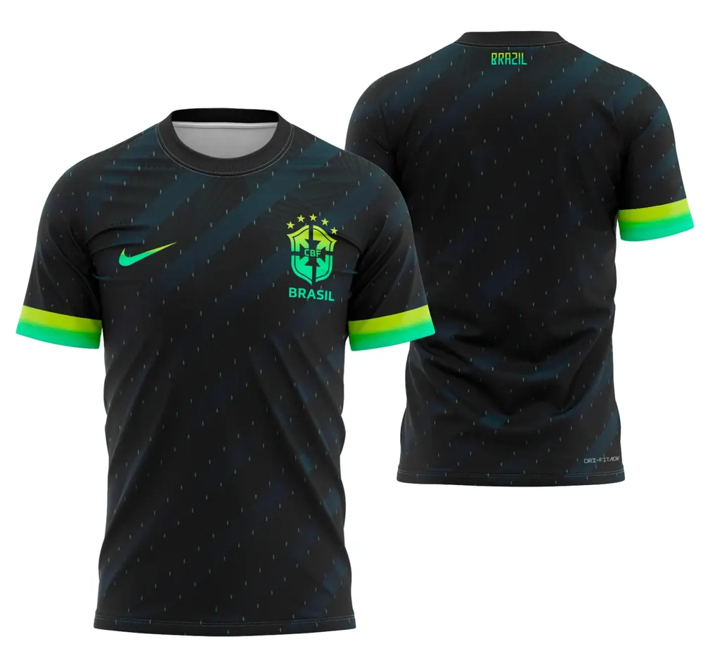 Arte Camisa Brasil Concept 2024 - Modelo 1