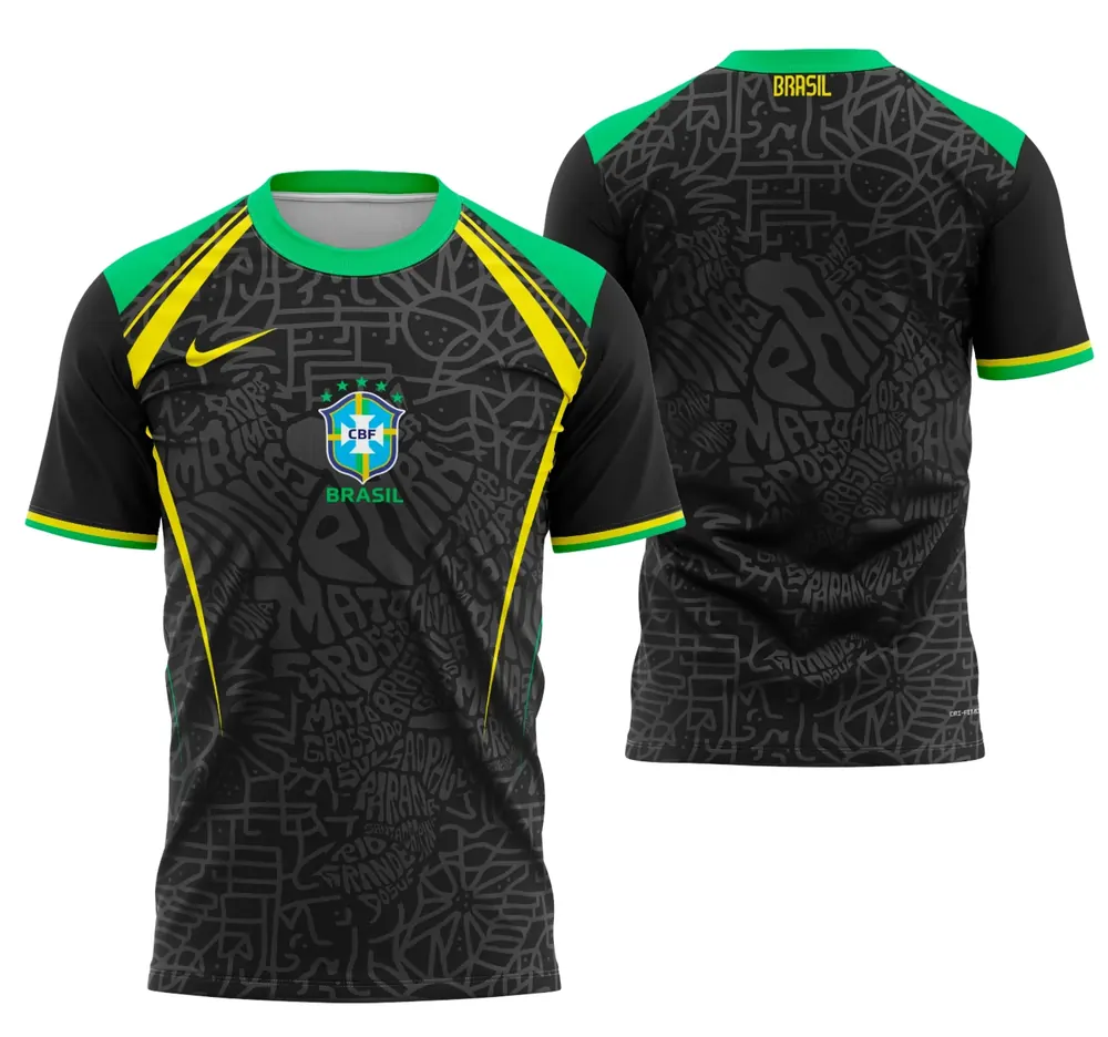 Arte Camisa Brasil Concept 2024 - Modelo 5