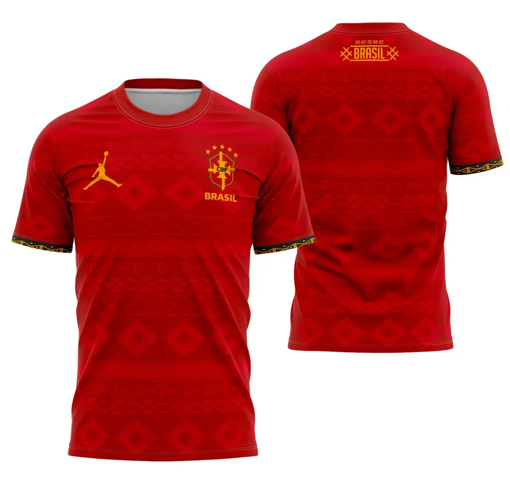 Arte Camisa Brasil Concept 2025 - Modelo 4