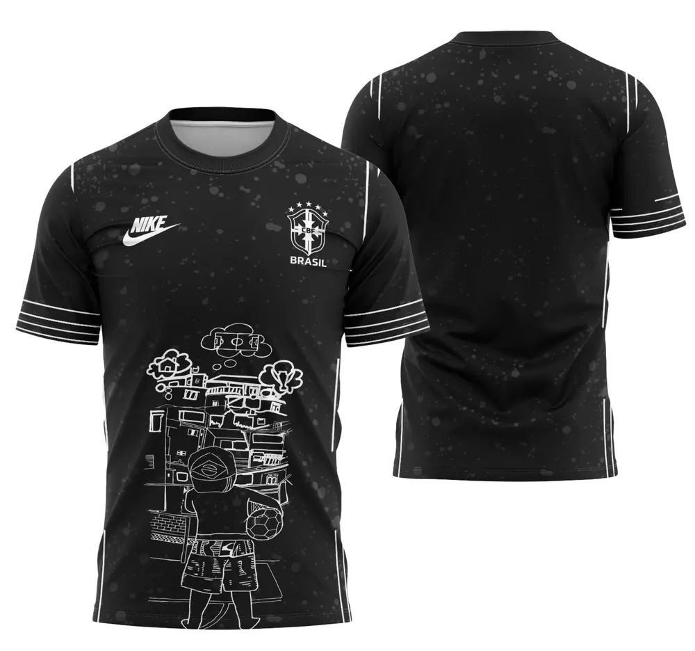 Arte Camisa Brasil Concept 2025 - Modelo 5