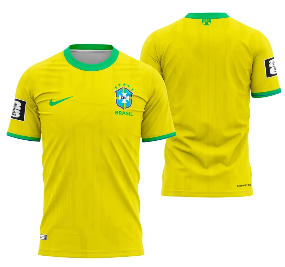Arte Camisa Brasil Concept 2026 - Modelo 1