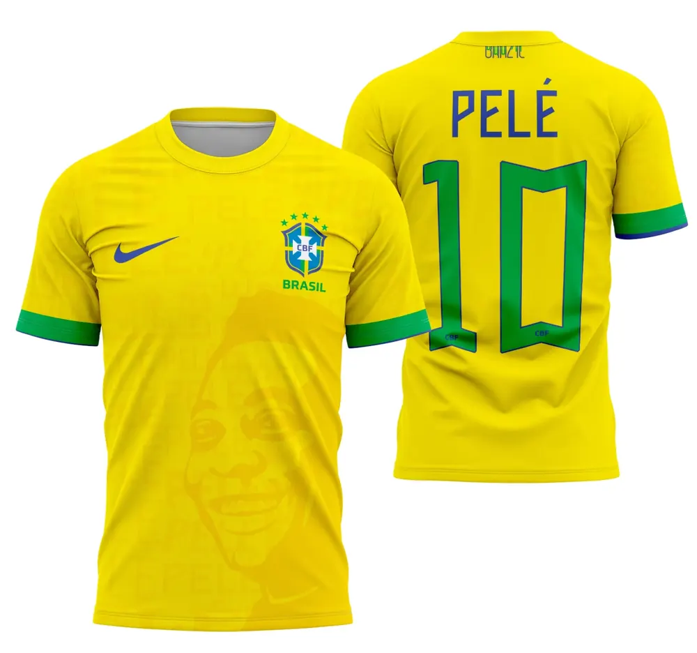 Arte Camisa Brasil Concept Pele 2023