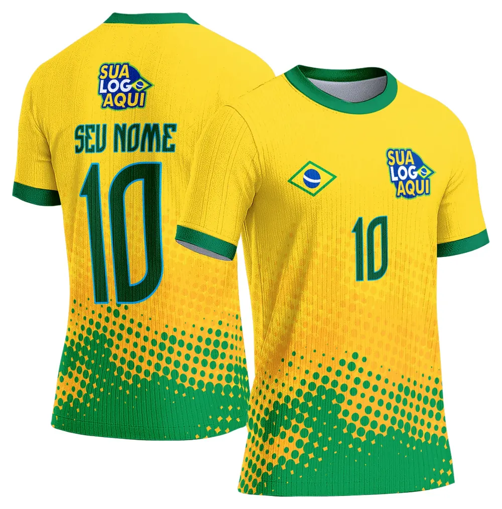 Arte Camisa Brasil Copa do Mundo 2026 Modelo 52