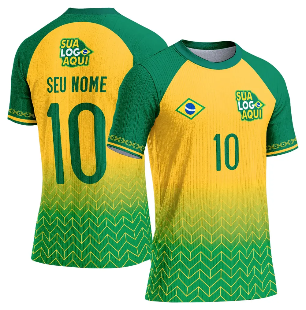 Camisa Brasil Copa do Mundo 2026 Modelo 68