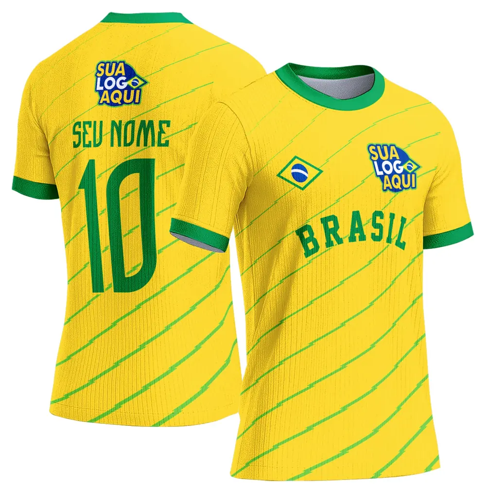 Arte Camisa Brasil Copa do Mundo 2026 Modelo 10