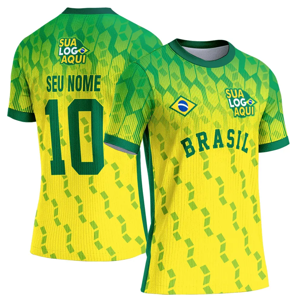 Arte Camisa Brasil Copa do Mundo 2026 Modelo 35