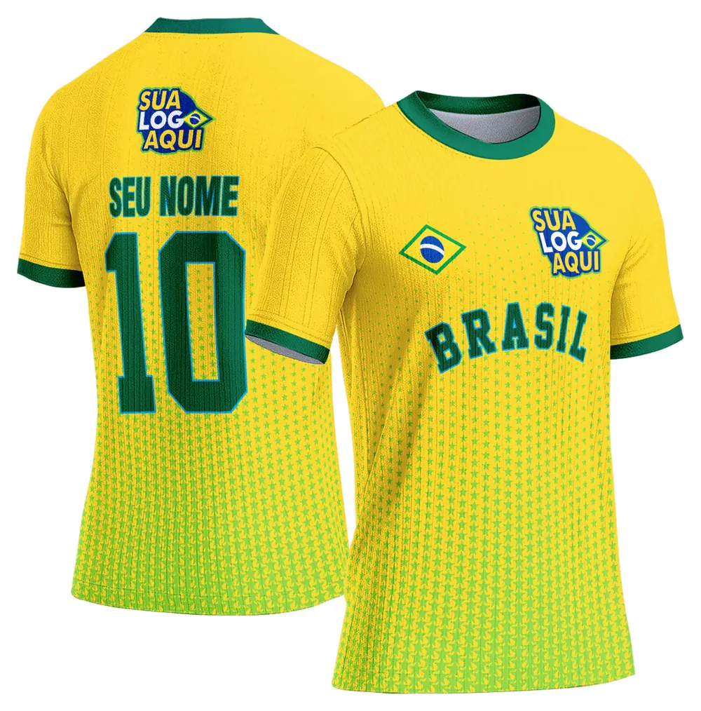 Camisa Brasil Copa do Mundo 2026 Modelo 06