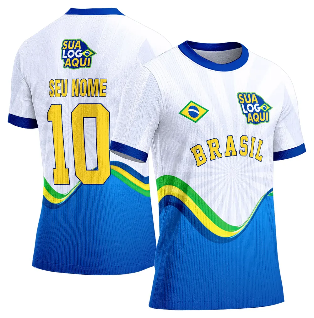 Arte Camisa Brasil Copa do Mundo 2026 Modelo 37