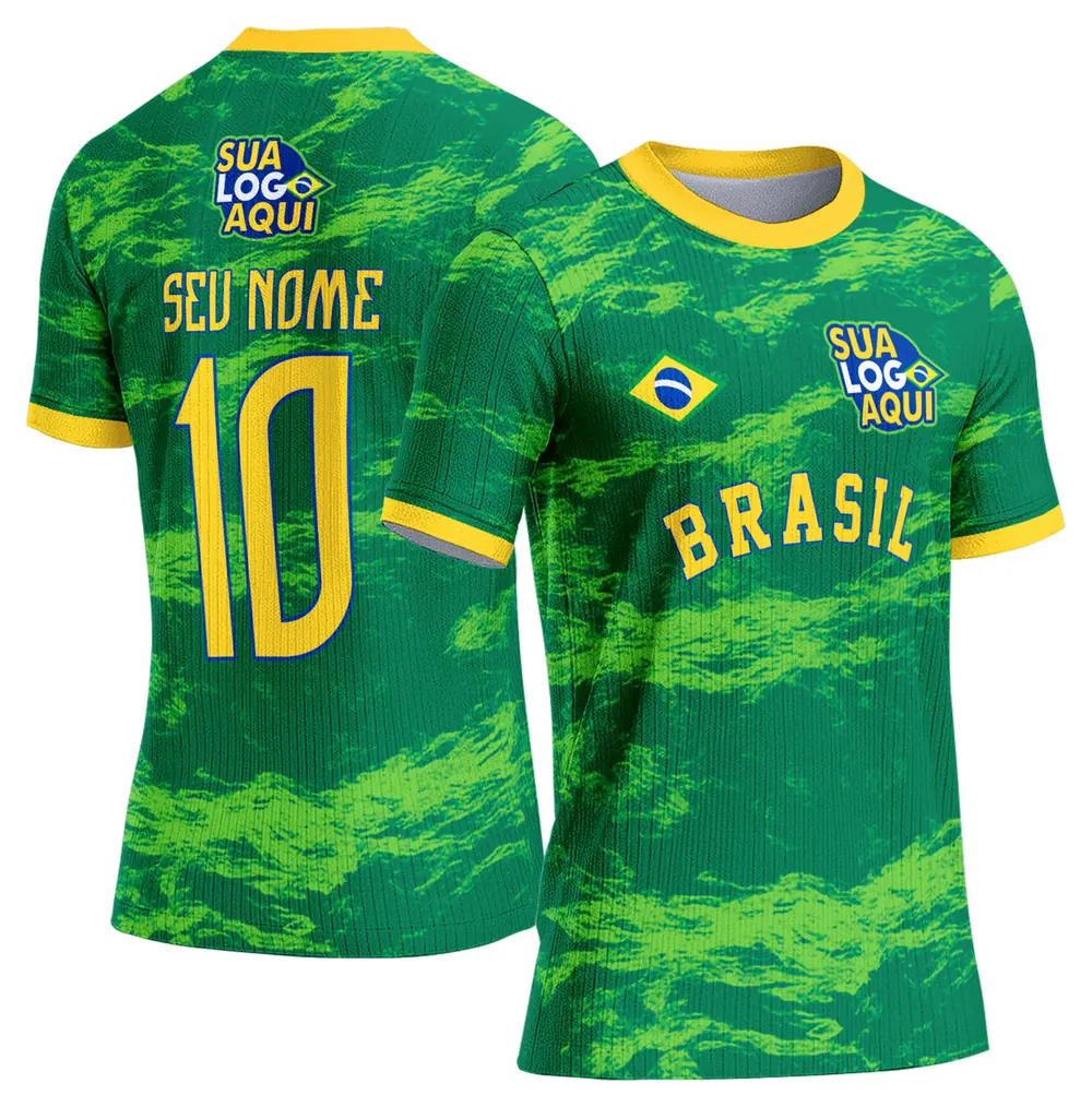 Arte Camisa Brasil Copa do Mundo 2026 Modelo 09