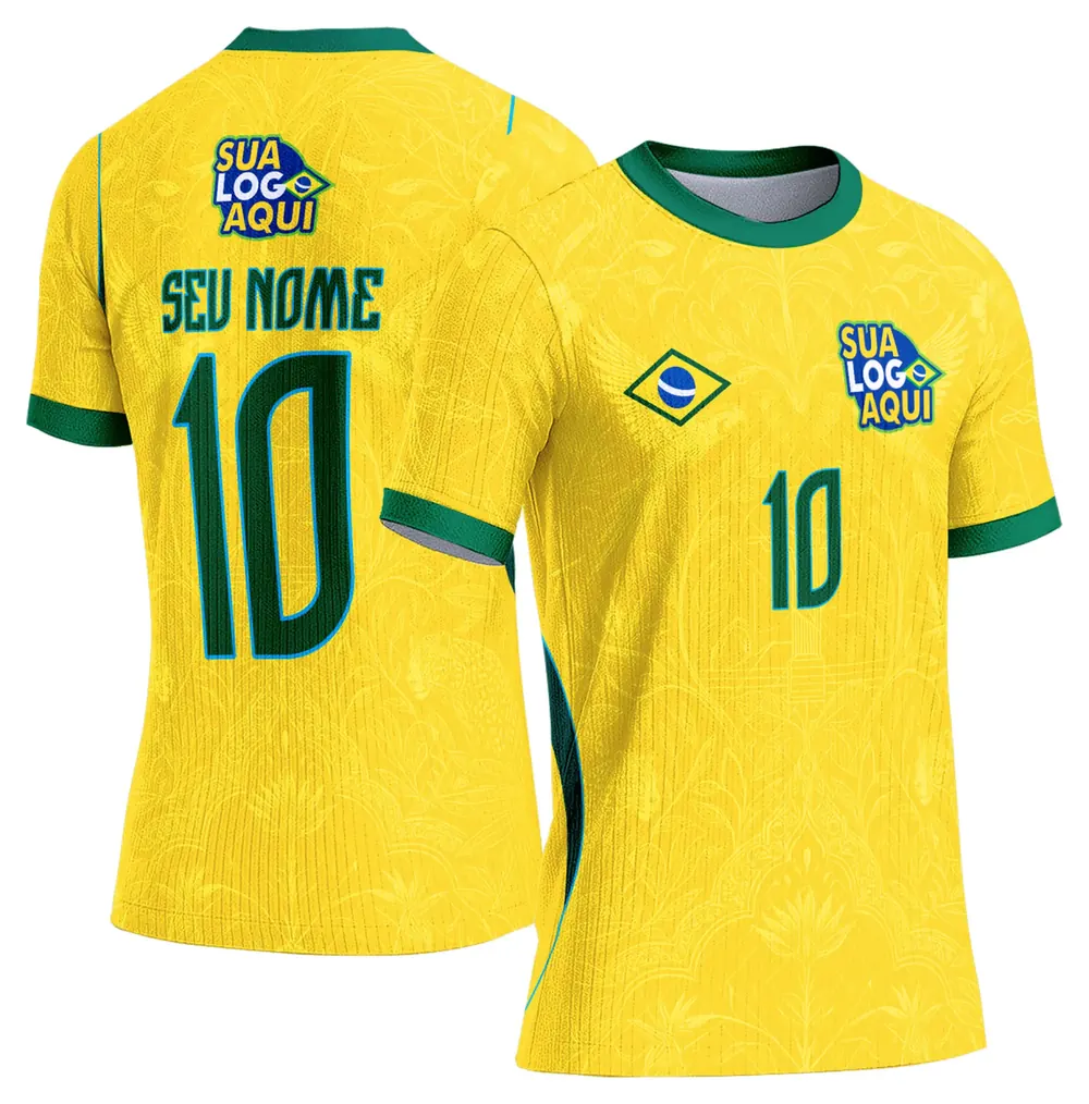 Arte Camisa Brasil Copa do Mundo 2026 Modelo 89