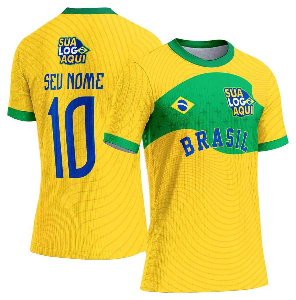 Arte Camisa Brasil Copa do Mundo 2026 Modelo 19
