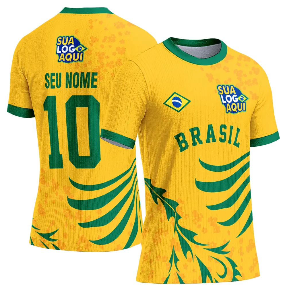 Arte Camisa Brasil Copa do Mundo 2026 Modelo 28