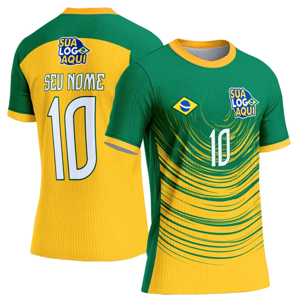 Arte Camisa Brasil Copa do Mundo 2026 Modelo 65