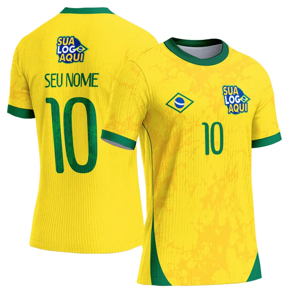 Arte Camisa Brasil Copa do Mundo 2026 Modelo 49