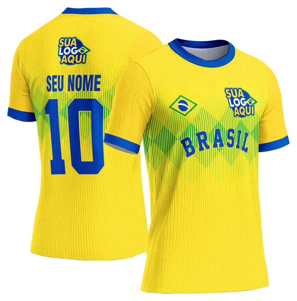 Arte Camisa Brasil Copa do Mundo 2026 Modelo 14