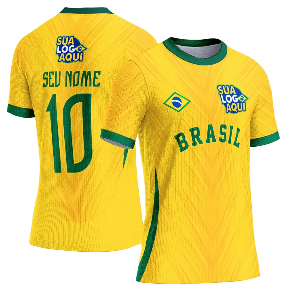 Arte Camisa Brasil Copa do Mundo 2026 Modelo 34