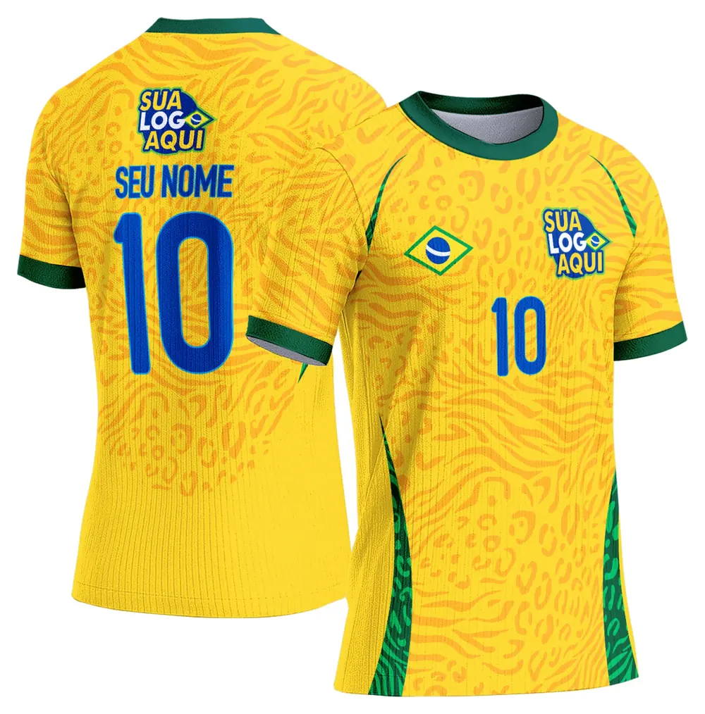 Arte Camisa Brasil Copa do Mundo 2026 Modelo 75