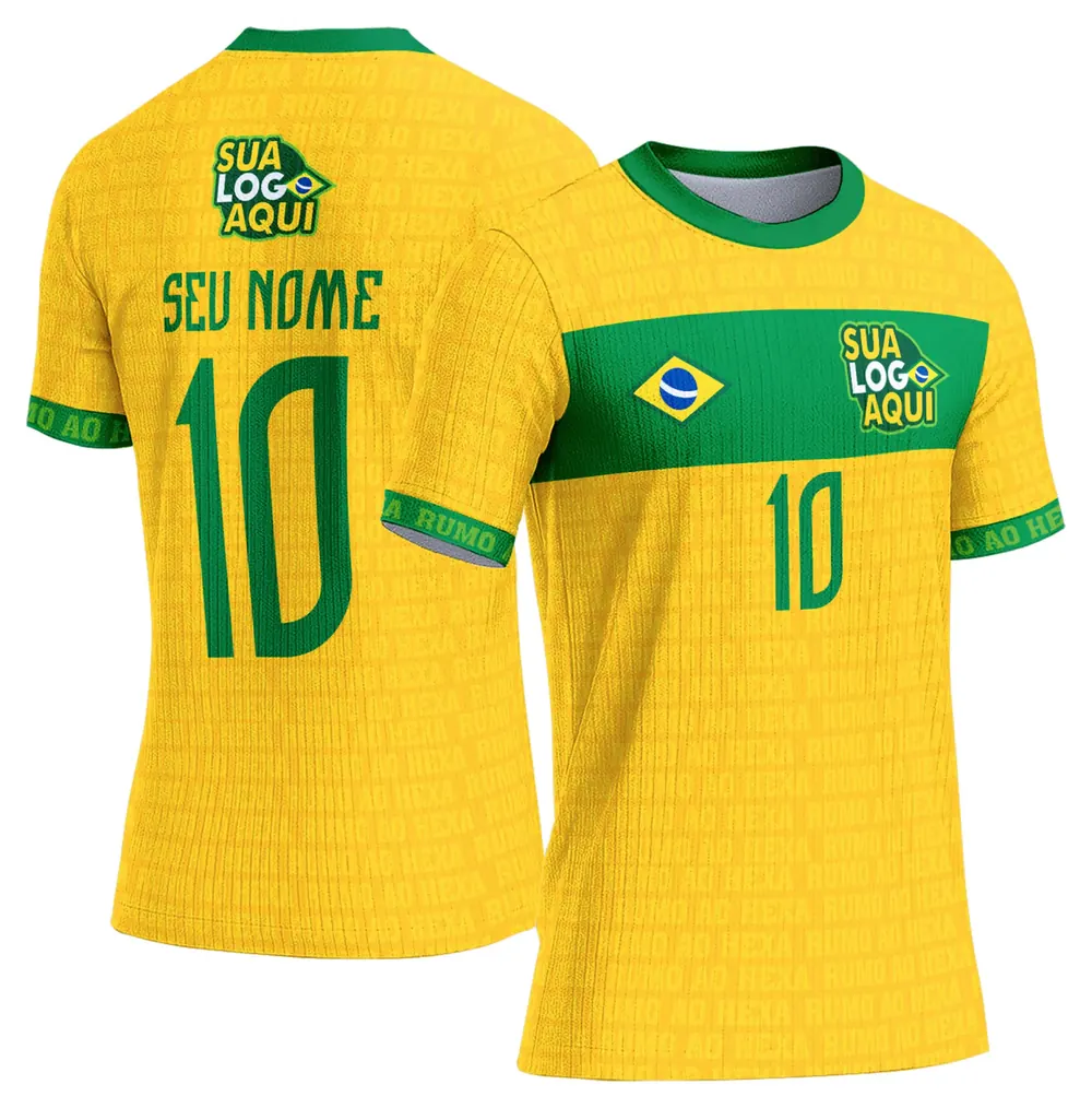 Arte Camisa Brasil Copa do Mundo 2026 Modelo 87