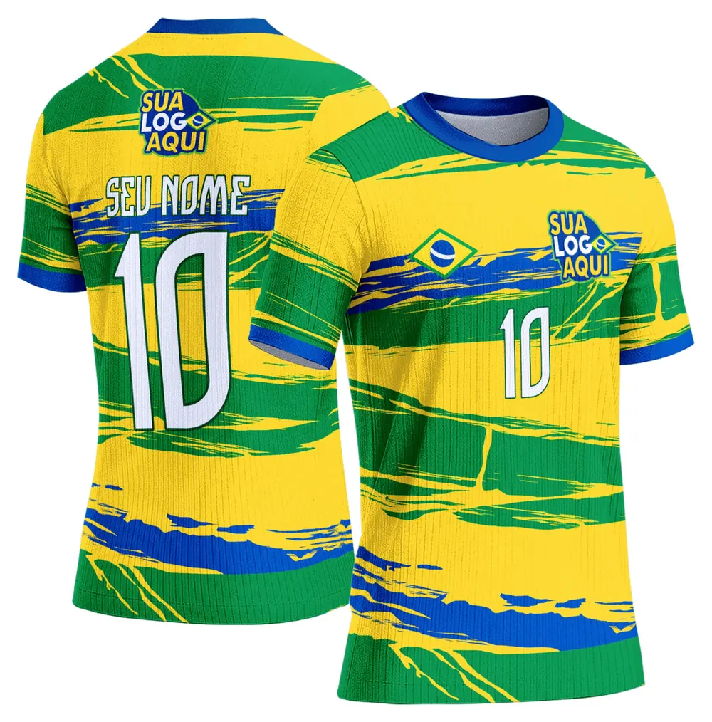 Arte Camisa Brasil Copa do Mundo 2026 Modelo 72