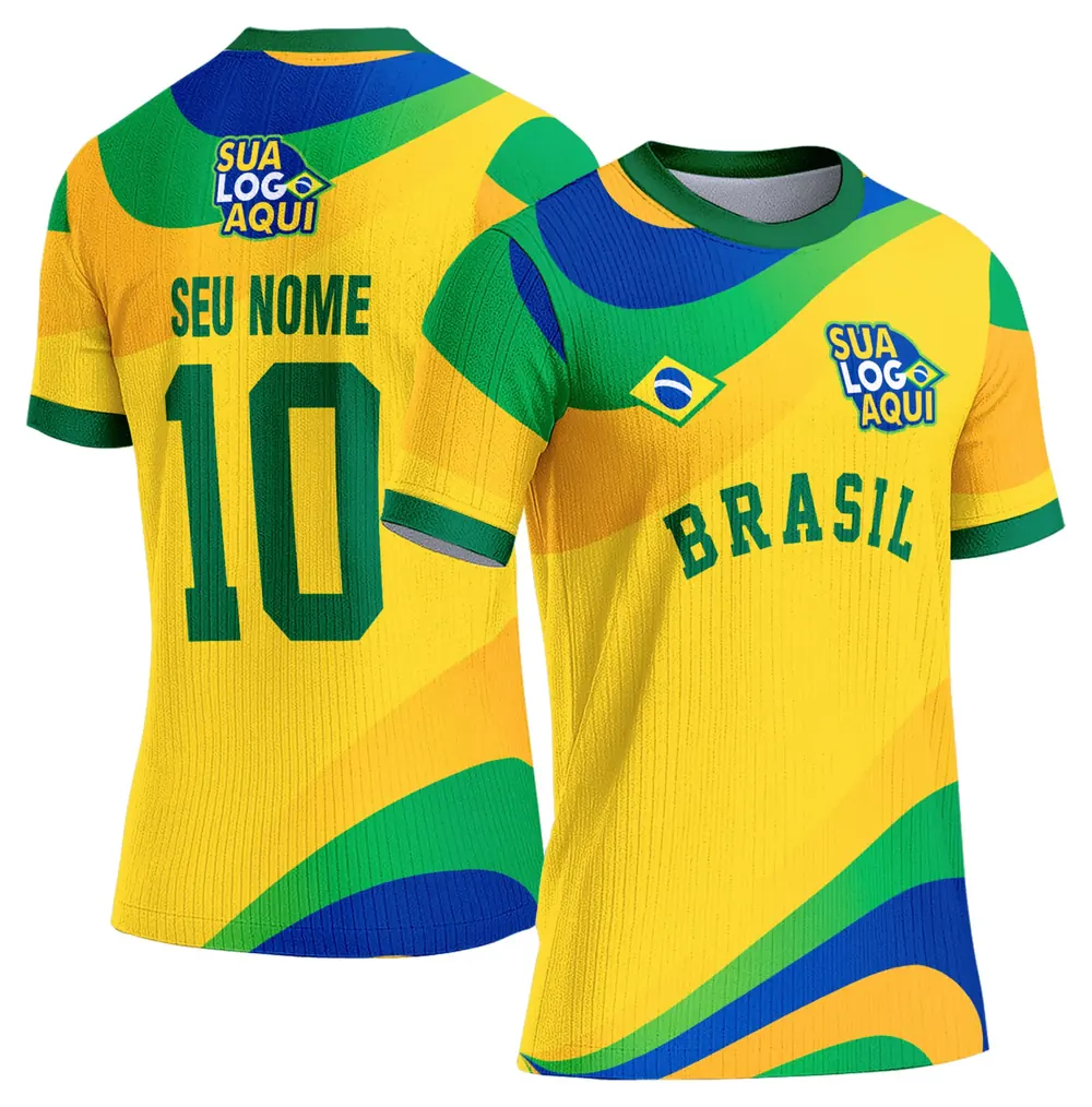 Arte Camisa Brasil Copa do Mundo 2026 Modelo 38