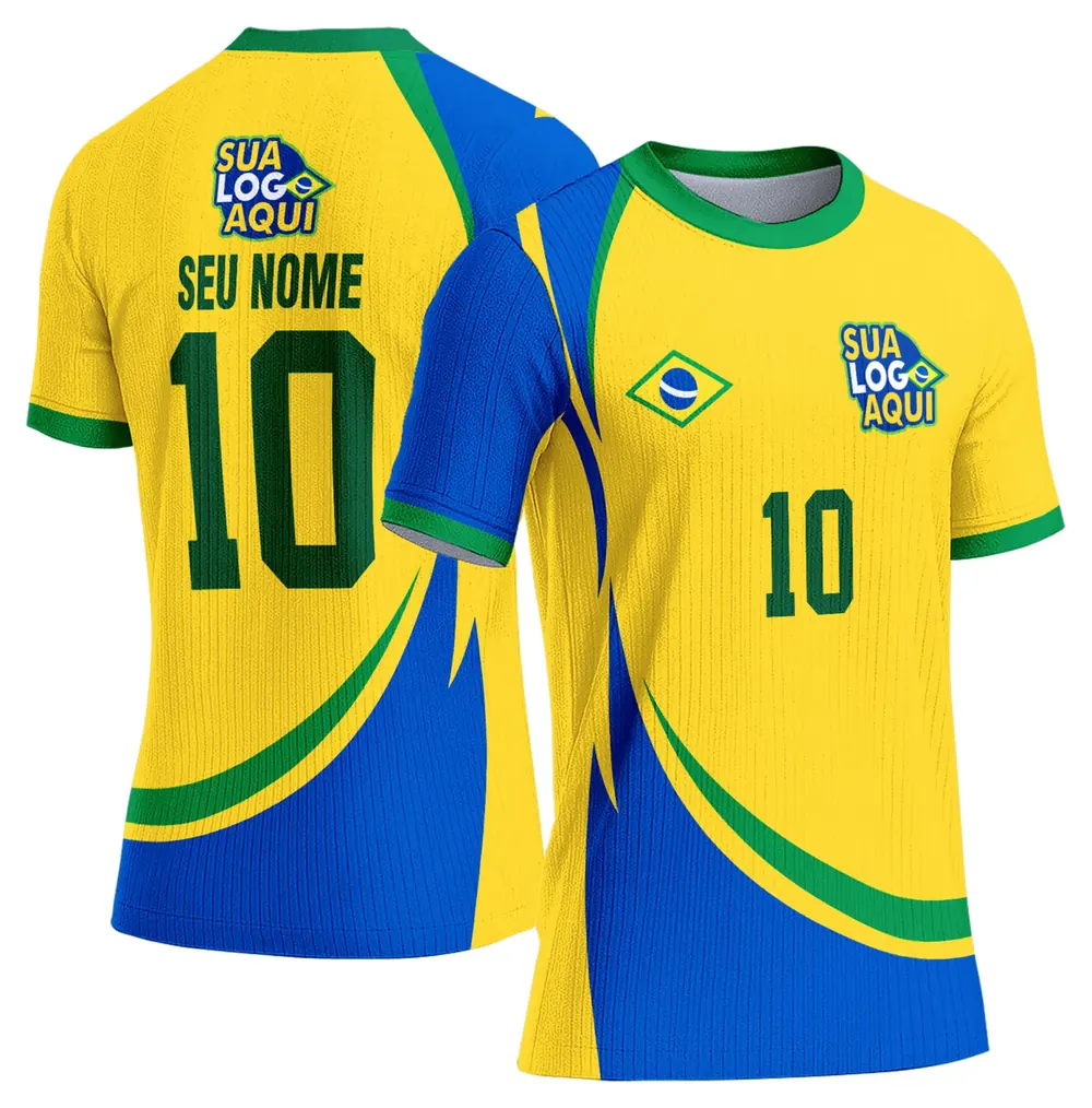 Arte Camisa Brasil Copa do Mundo 2026 Modelo 61