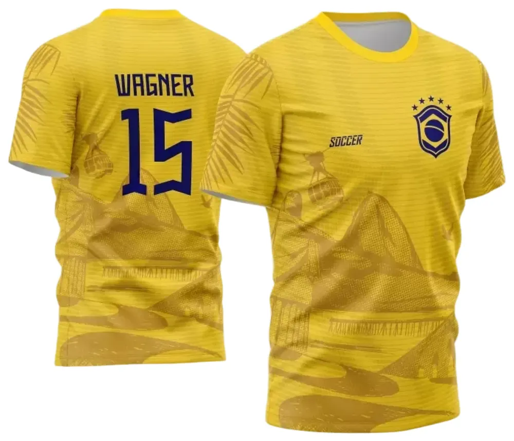 Camisa Brasil Cristo Redentor - Estampa 2024 - 2025
