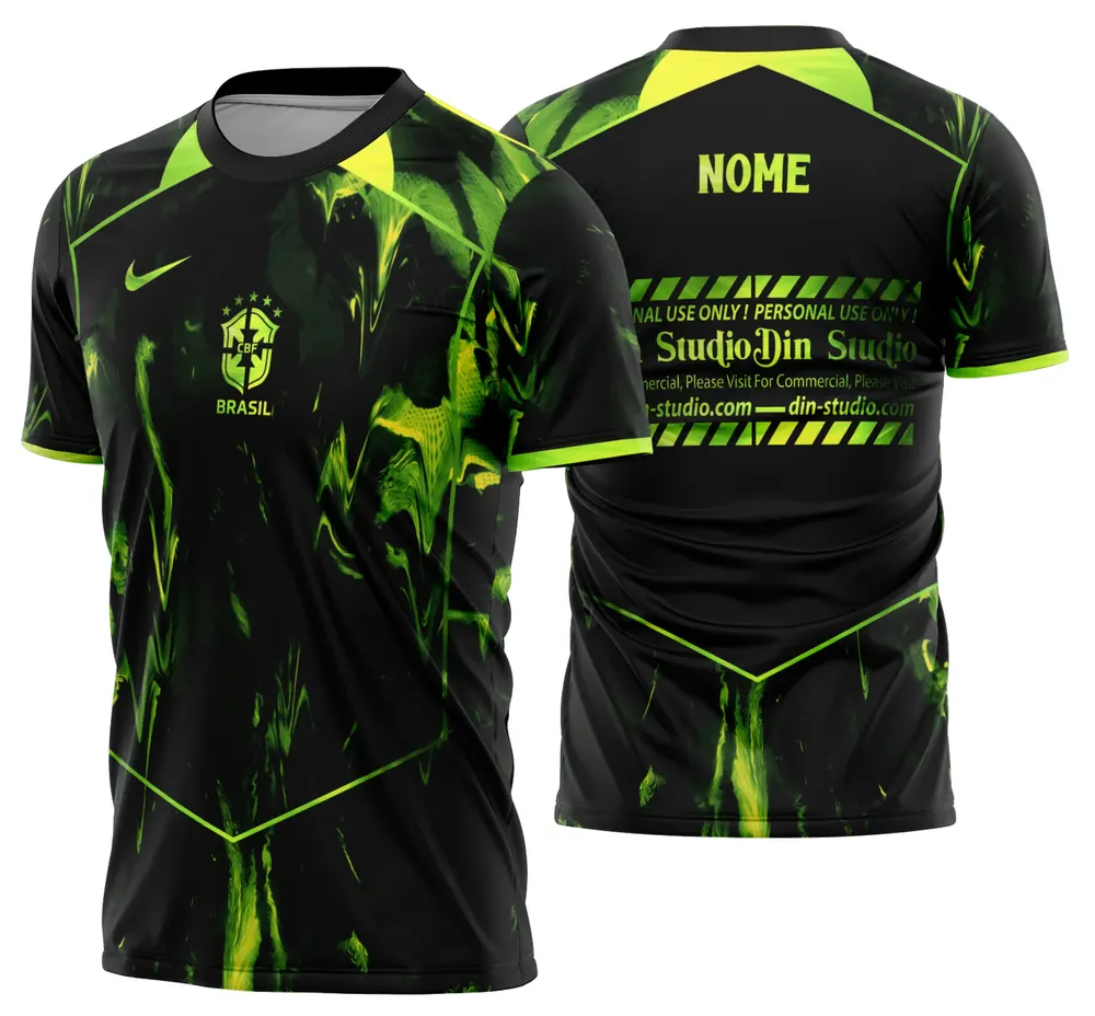 Camisa Brasil Em Ritmo de Copa do Mundo 2026 Modelo 25