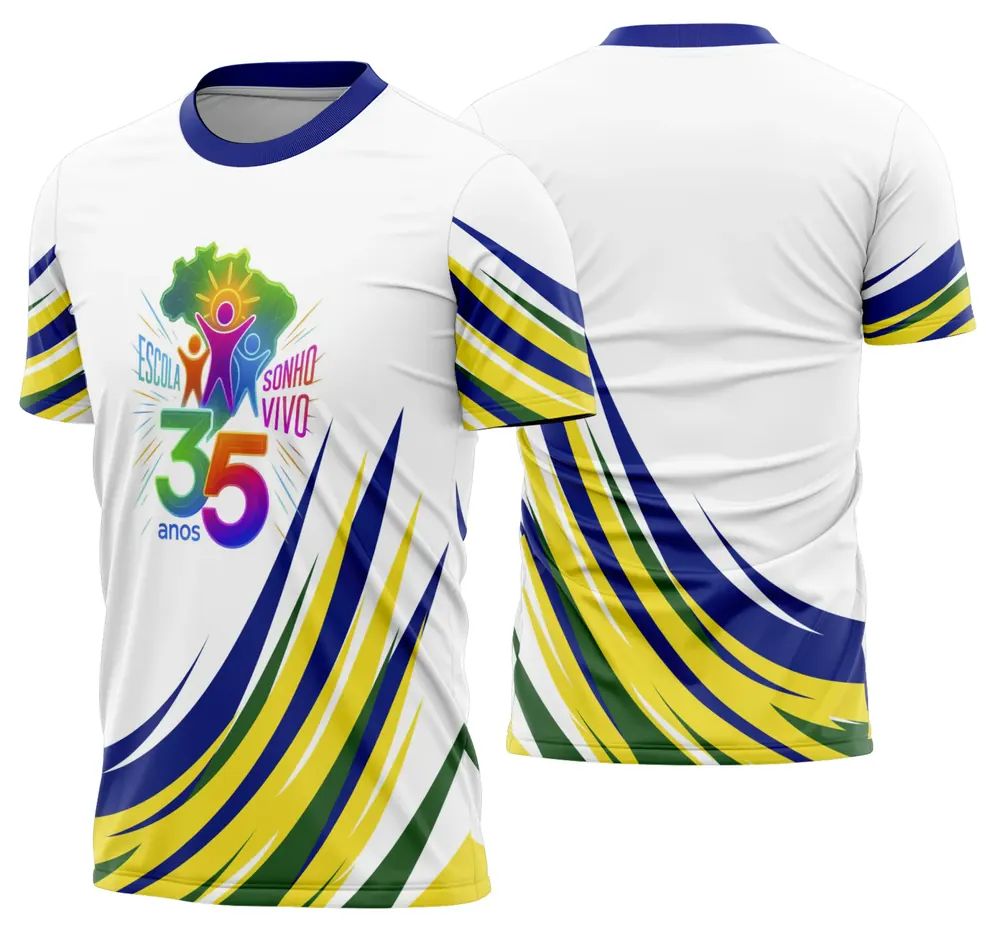 Camisa Brasil Em Ritmo de Copa do Mundo 2026 Modelo 40