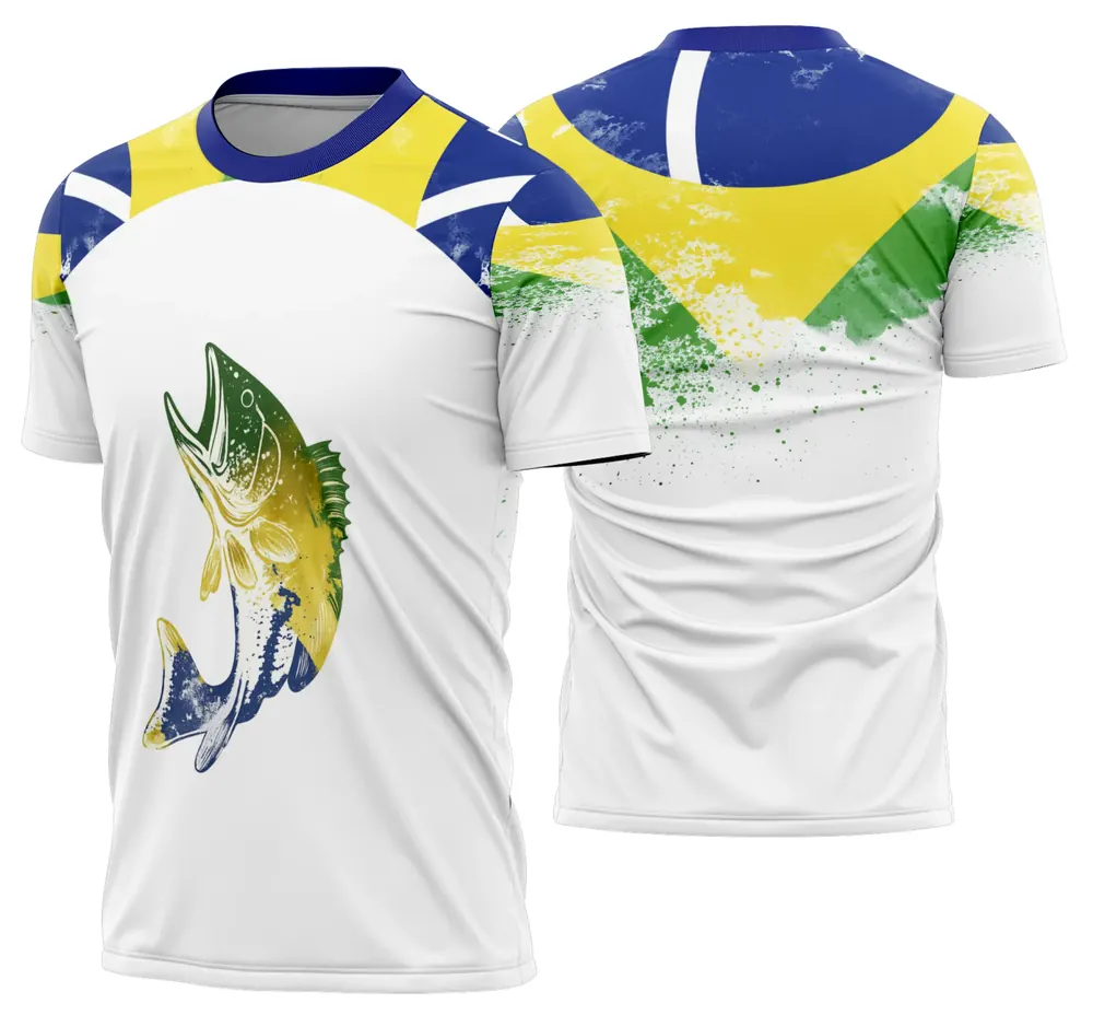 Camisa Brasil Em Ritmo de Copa do Mundo 2026 Modelo 41