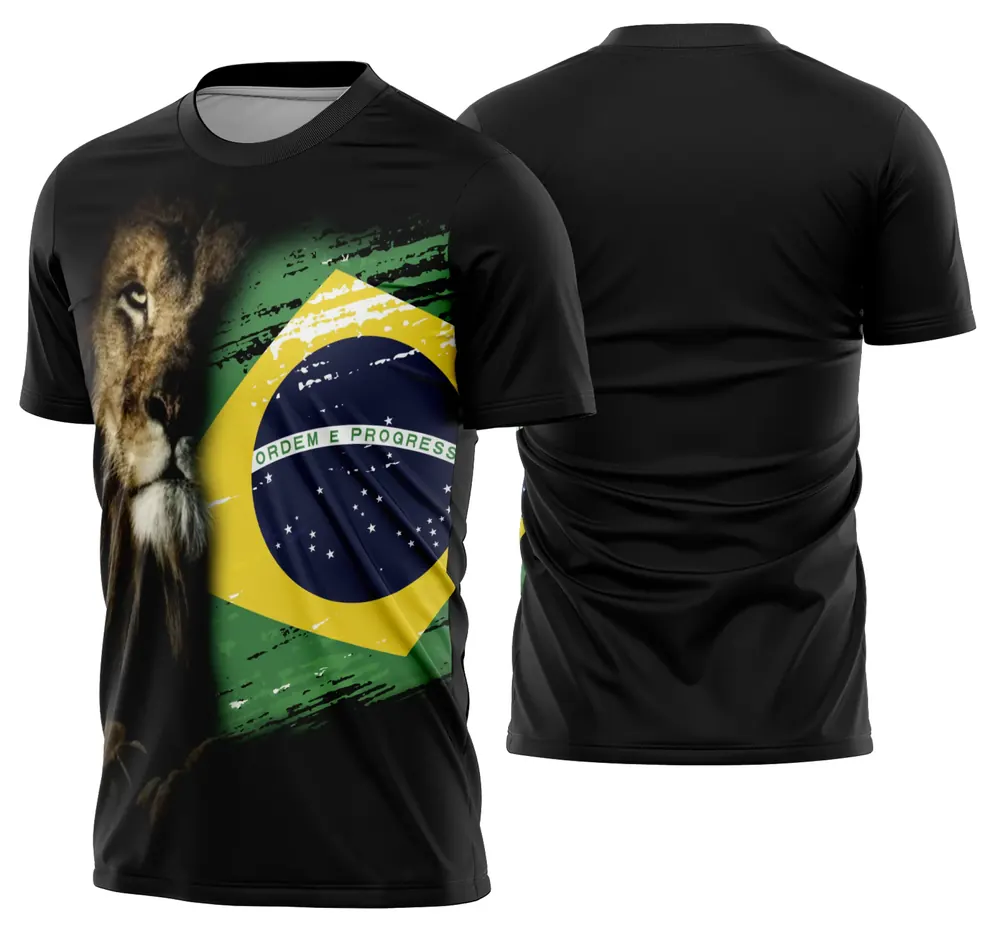 Camisa Brasil Em Ritmo de Copa do Mundo 2026 Modelo 45