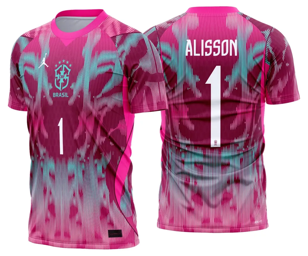 Camisa Brasil Goleiro 4 2026 - 2028 Rosa