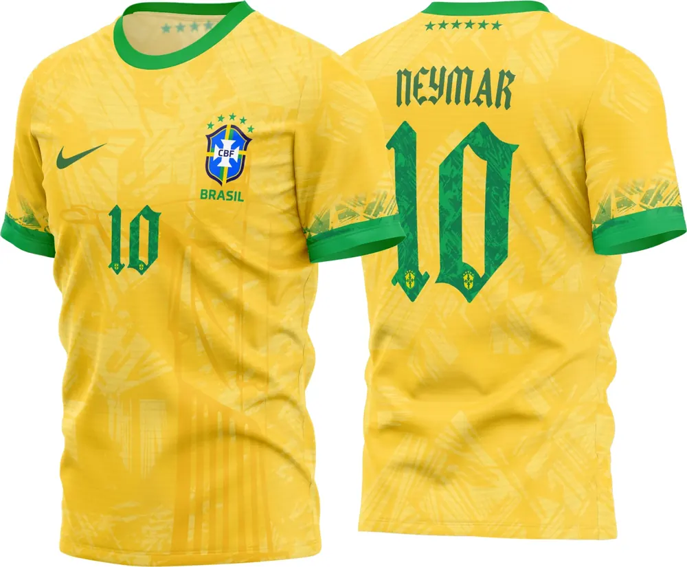 Arte Camisa Brasil Nike Cristo Redentor 2022