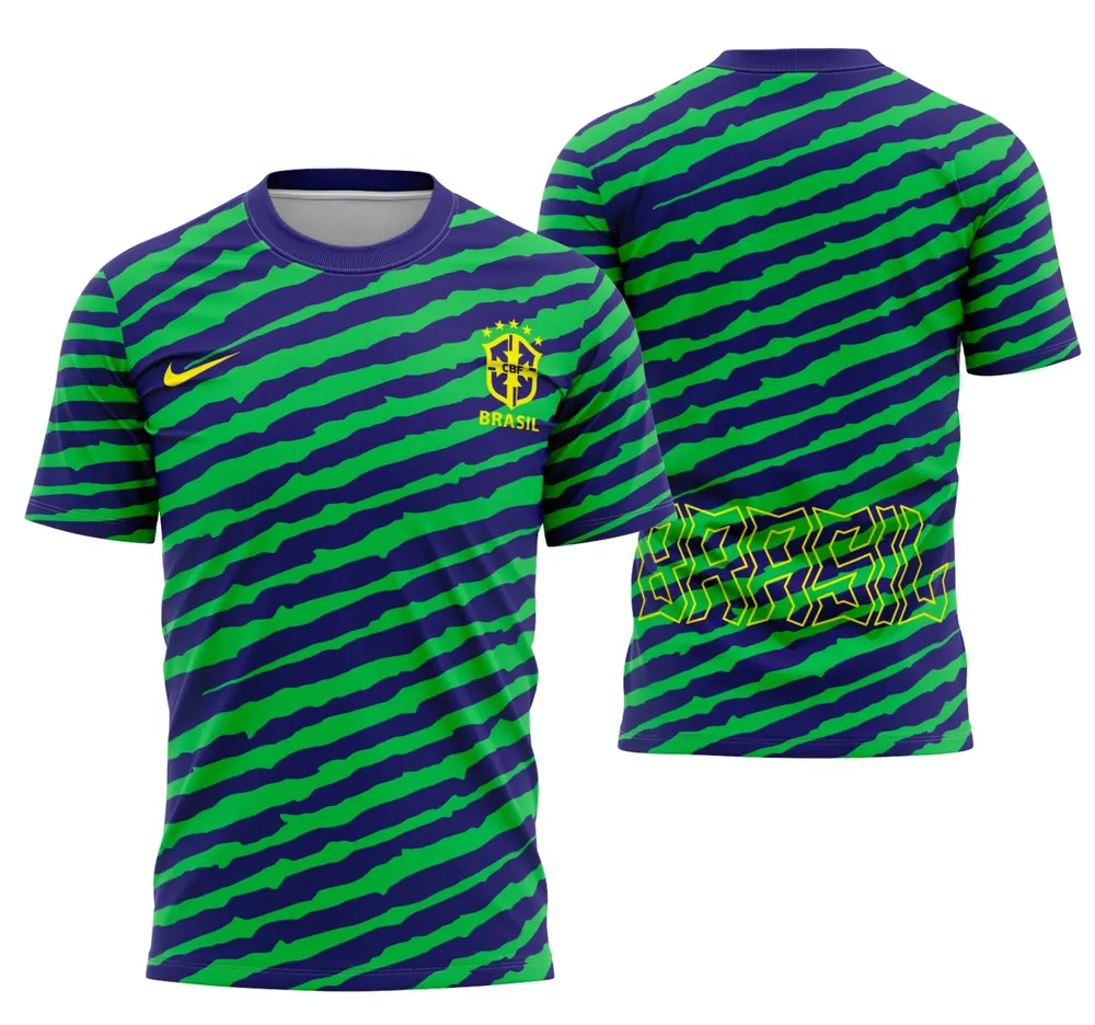 Arte Camisa Brasil Pre-Match 2022-2023