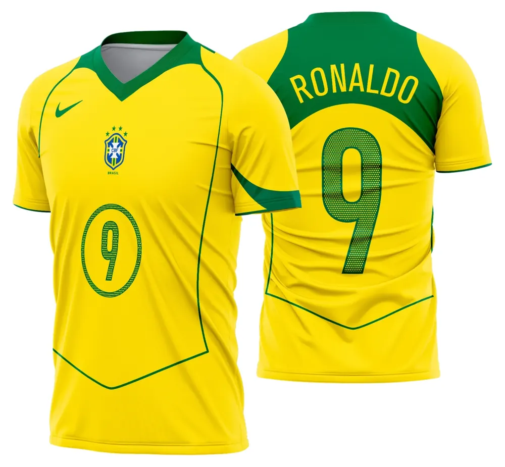Arte Camisa Brasil Titular 2004-06