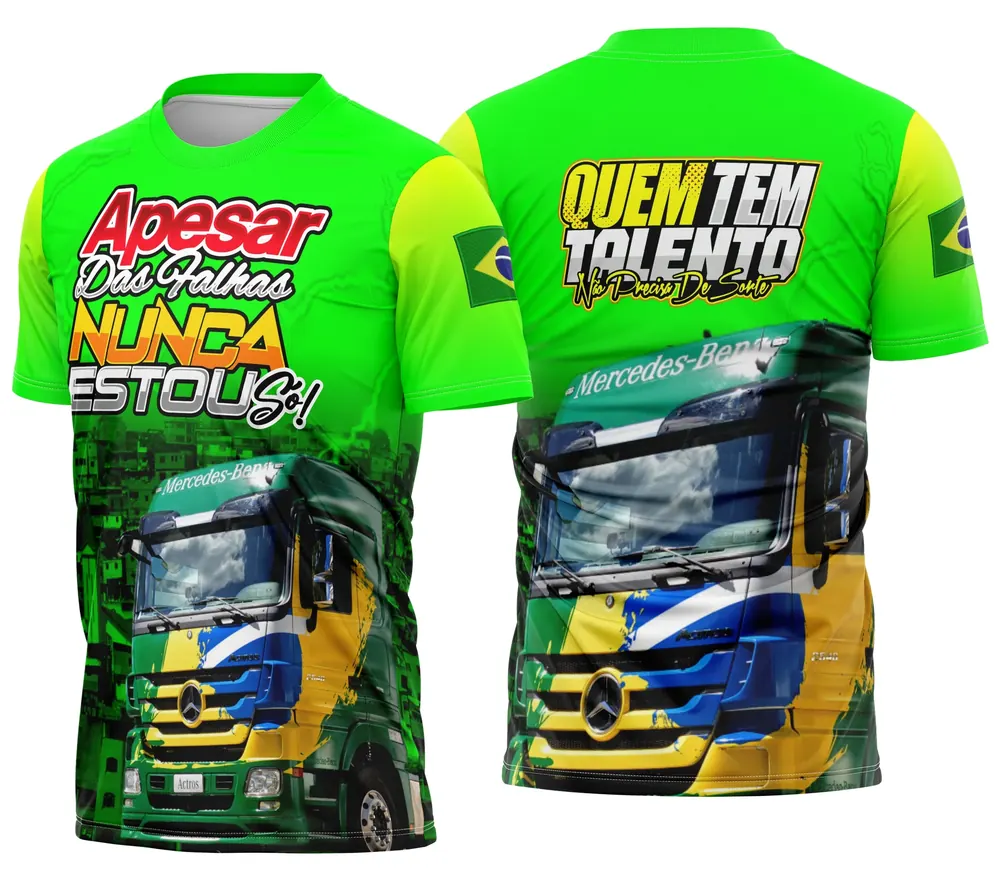 Arte Camisa Caminhoneiro Personalizada Modelo 19