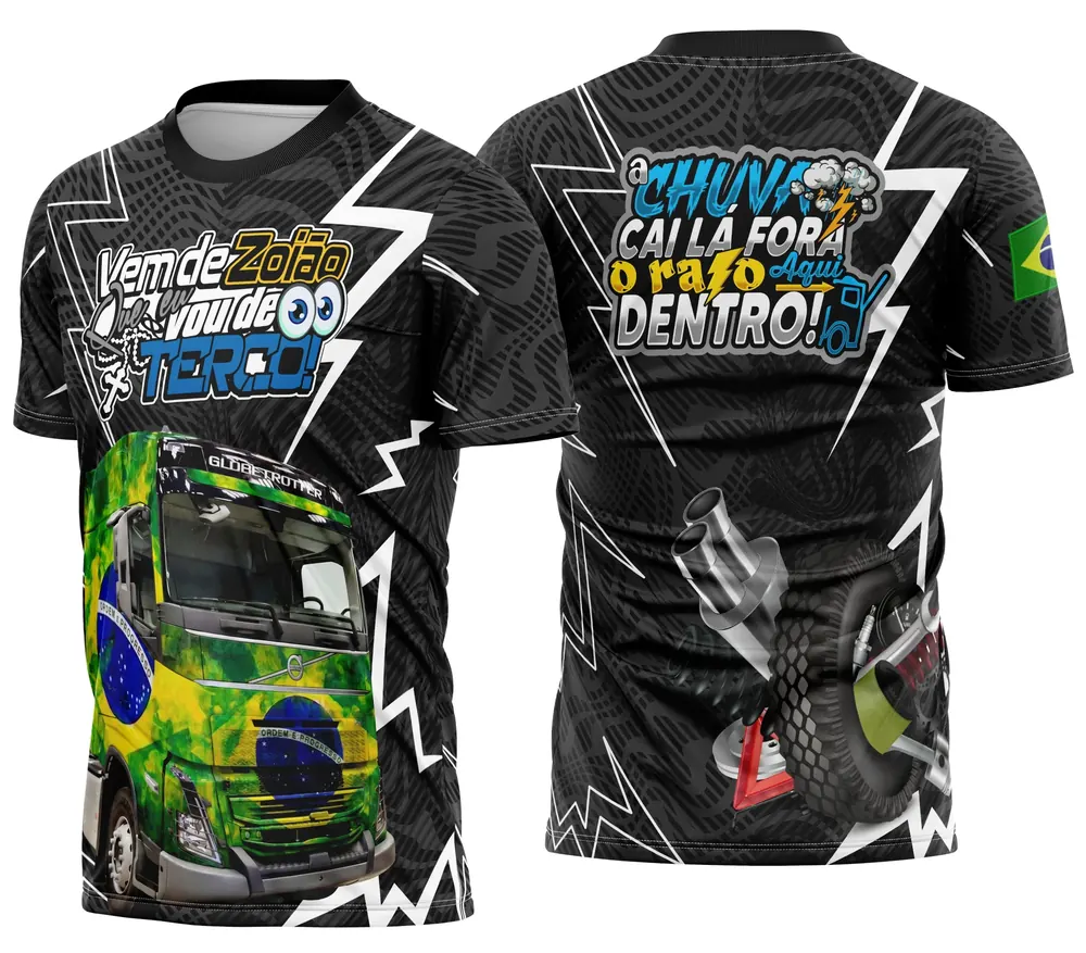 Arte Camisa Caminhoneiro Personalizada Modelo 20