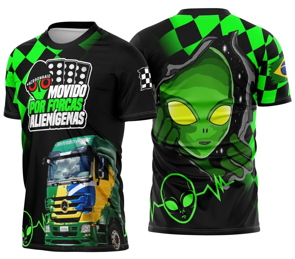 Arte Camisa Caminhoneiro Personalizada Modelo 13
