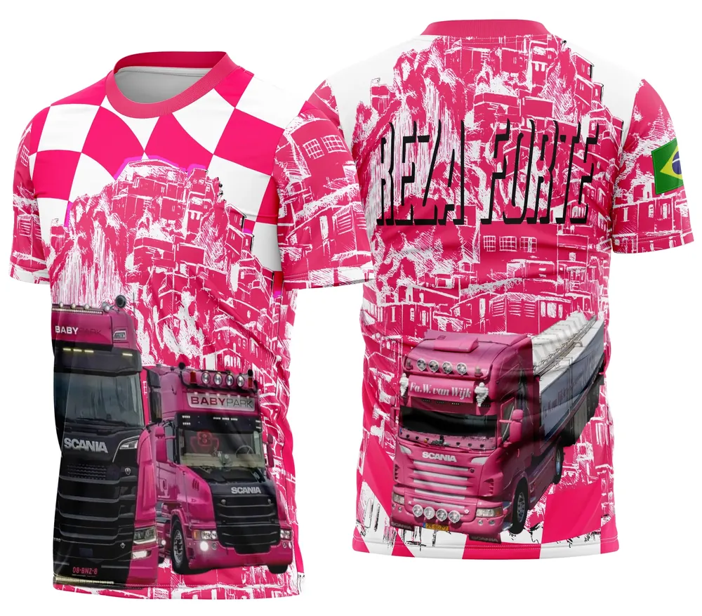 Arte Camisa Caminhoneiro Personalizada Modelo 17