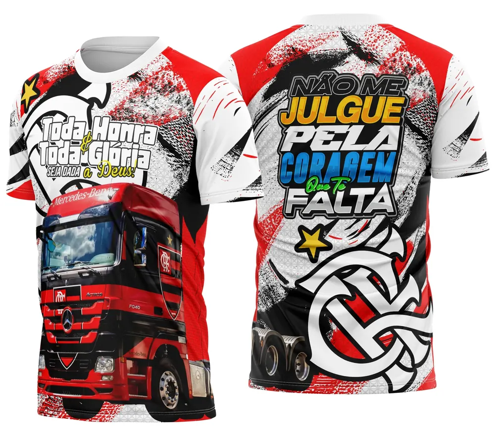 Camisa Caminhoneiro Personalizada Flamengo
