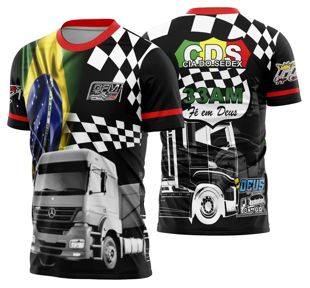 Arte Camisa Caminhoneiros Caminhão Carreta Modelo 30