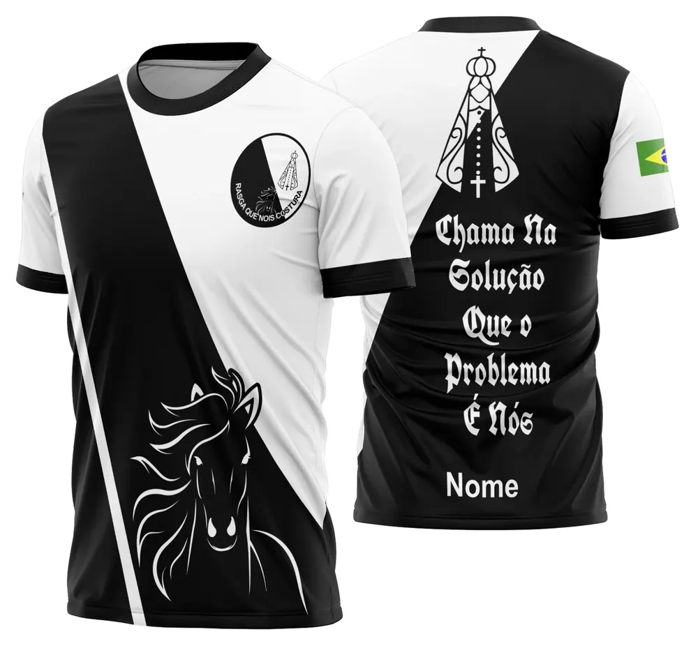 Arte Camisa Cavalgada Vaquejada Cavalo Modelo 06