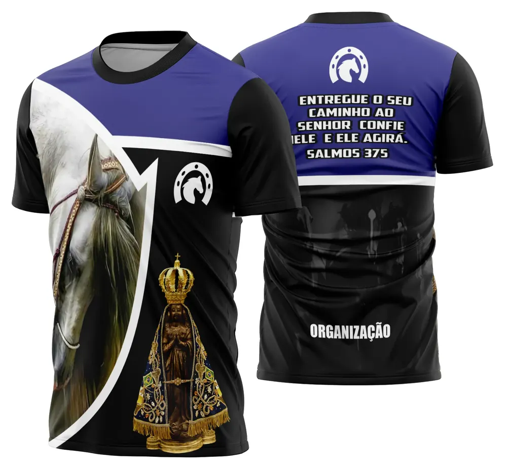 Arte Camisa Cavalgada Vaquejada Cavalo Modelo 17