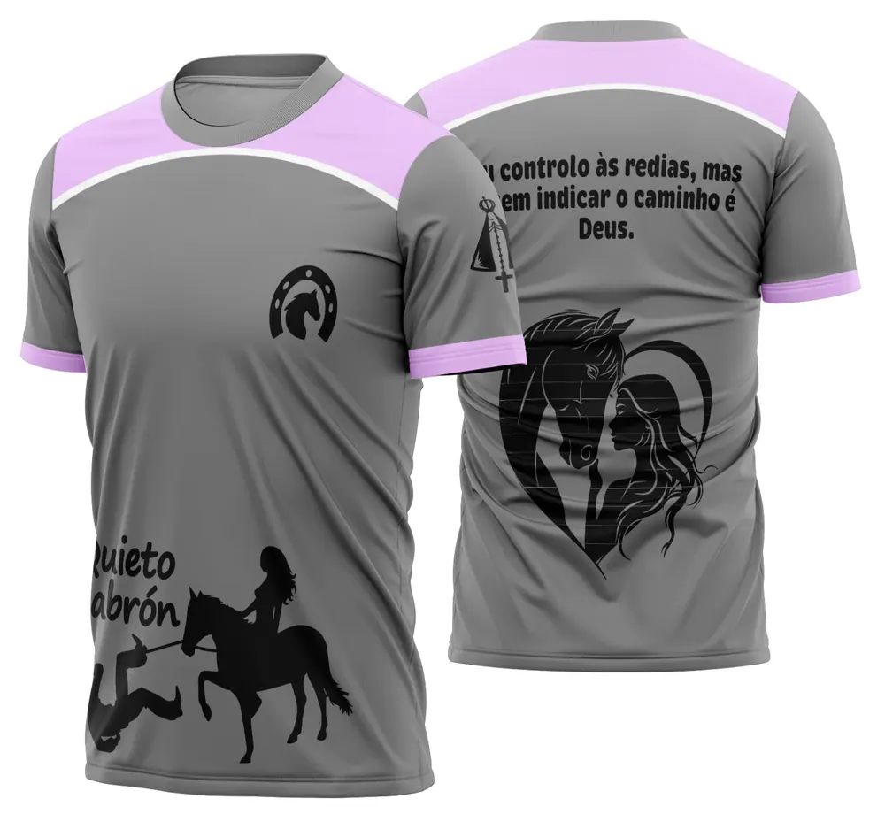Arte Camisa Cavalgada Vaquejada Cavalo Modelo 20
