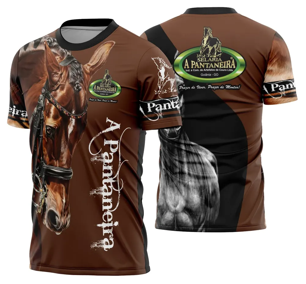 Arte Camisa Cavalgada Vaquejada Cavalo Modelo 46