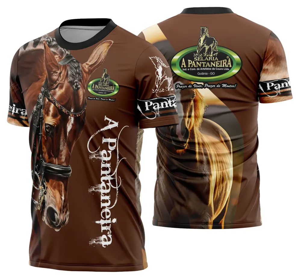 Arte Camisa Cavalgada Vaquejada Cavalo Modelo 47