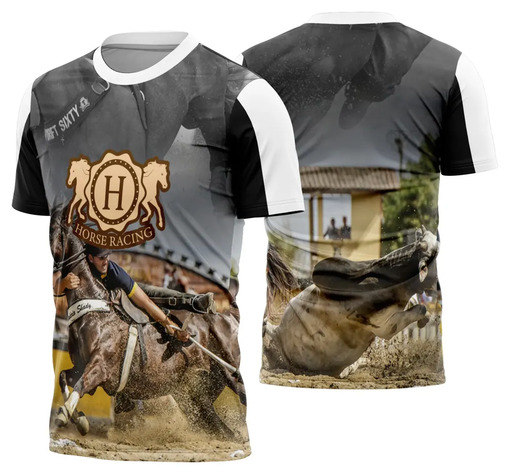 Arte Camisa Cavalgada Vaquejada Cavalo Modelo 52