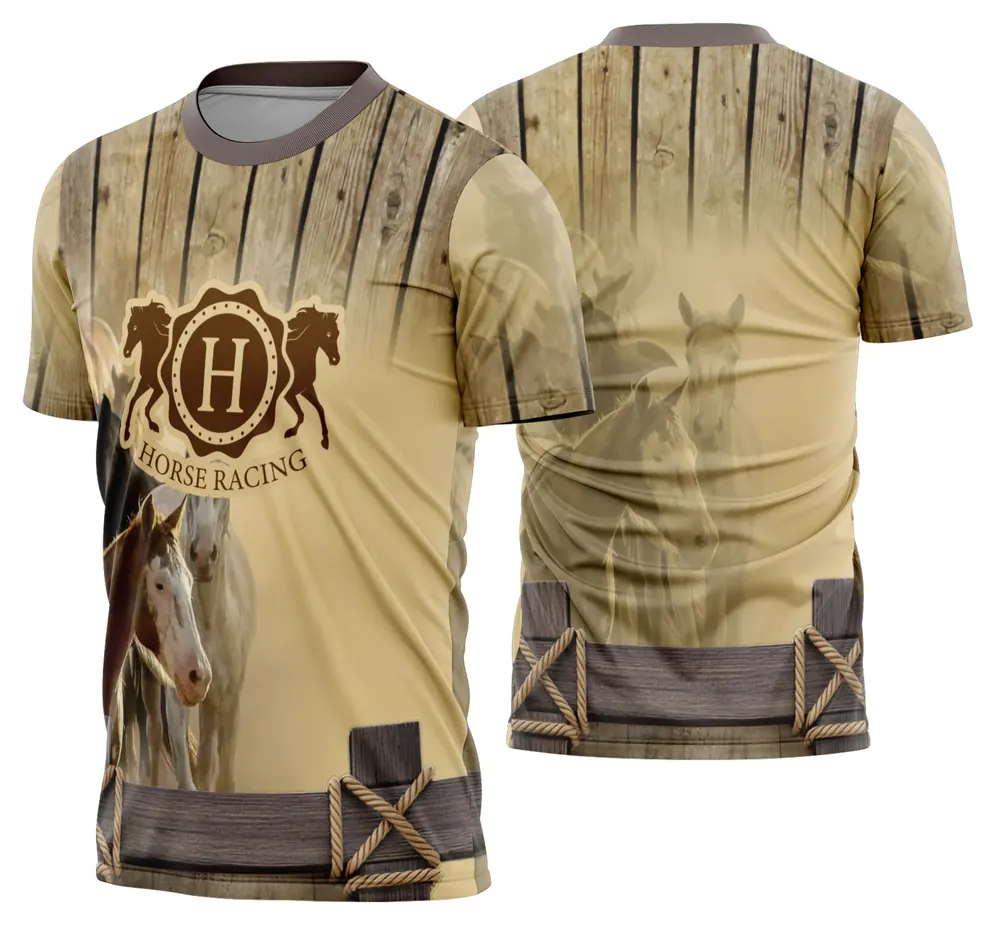 Arte Camisa Cavalgada Vaquejada Cavalo Modelo 53