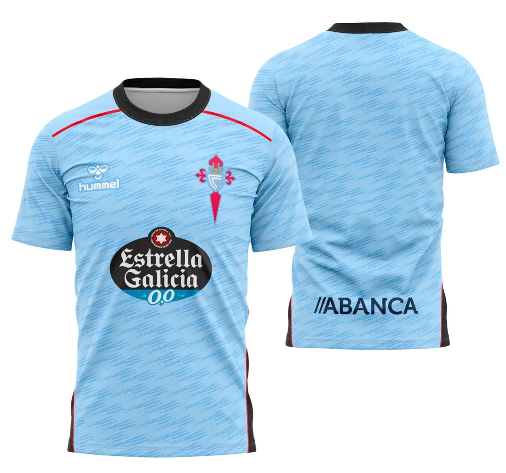 Arte Camisa Celta de Vigo Uniforme Principal 2025-26