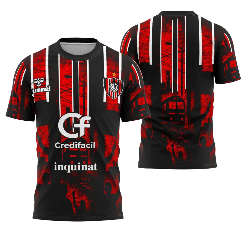 Arte Camisa Chacarita Juniors Coleção CLUBE DO POVO